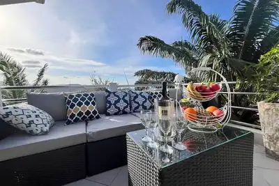 Image de Samui Sabai House 3 avec terrasse et vue sur la mer