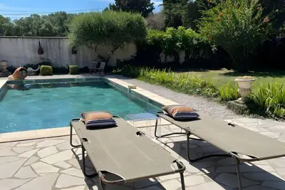 Image de Maison de vacances « Mas St Anne » avec piscine privée, Wi-Fi et climatisation