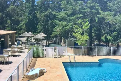 Image de Mobil-home « Village Camping De L'ostriconi 21 » avec vue mer, piscine partagée et Wi-Fi