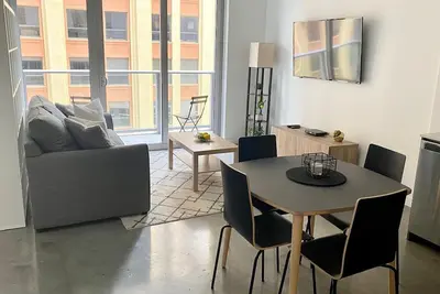 Image de Modern studio in the heart of Downtown/Brickell Miami. Walk to Brickell.