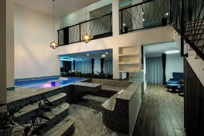 Luxury apartment with sauna and pool