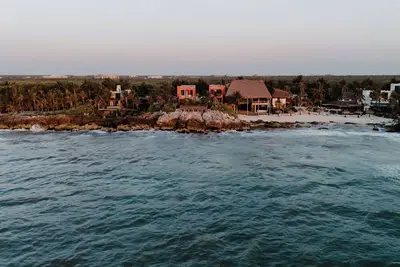 Image de Beachfront Hacienda in Tulum Beach for 24 guests