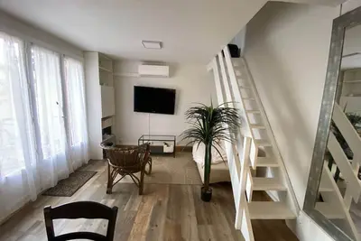 Petite villa climatisée proche plage - 4 pers.