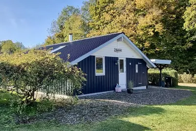 Image de Ferienhaus zwischen Wald und Meer mit Sauna und Kamin