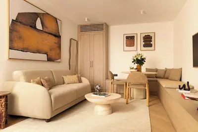 Image de Appartement raffiné climatisé 1 chambre/2 salles de bain - Saint-Germain