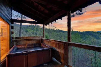 Private Hot Tub + Fire Pit Access + Covered Deck + Mountain Views | Jack's Cabin