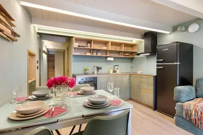 Image de Appartement « Appartamento 4 » avec vue montagne, Wi-Fi et climatisation