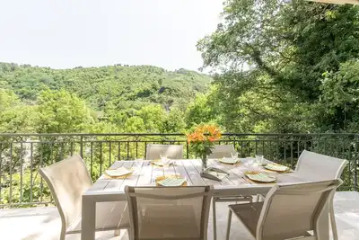 Image de Maison de vacances « La Clémenguite » avec vue montagne, Wi-Fi et climatisation
