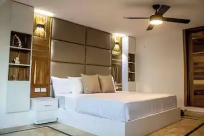 Image de Belle et confortable avec vue sur la mer