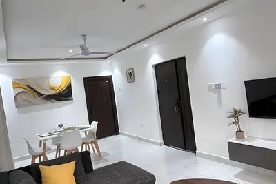 Image de Casa Leo  2 bed Apt, Accra, North Legon, Agbogba. Ac, WiFi, TVs. Onsite help avail