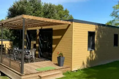 Image de Chalet avec clim - 5 pers. - Camping Ventoux