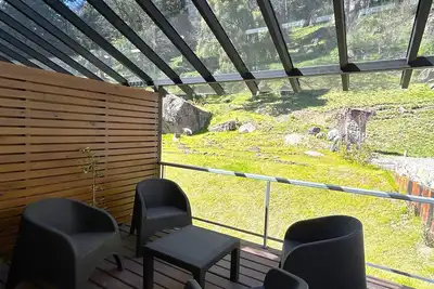 Image de Enjoy with your family the best view of the waterfall I Ayres del Bosque Accommodations