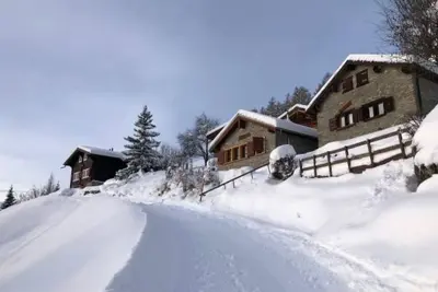 Image de Tiny House facing the Alps - Ski in and out by Interhome
