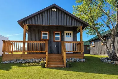 Image de Pleasant 1-bedroom cabin with Ac in charming Cheboygan
