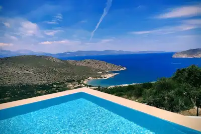 Image de Villa « Kefali » avec vue sur la mer, Wi-Fi et climatisation