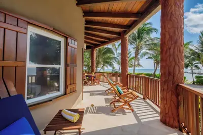Open concept living in a luxury 3 bedroom unit Beachfront.