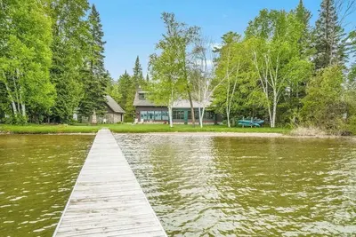 Image de Lakefront home with Platte Lake views - private dock, kayaks & paddleboards