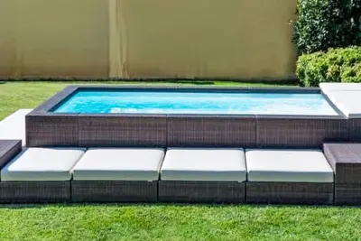 Image de Joli appartement avec piscine privée, Wifi, climatisation, Tv, terrasse et animaux admis