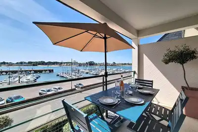 Image de Etel -appart 3 pièces duplex-45m²-Piscine-Vue mer