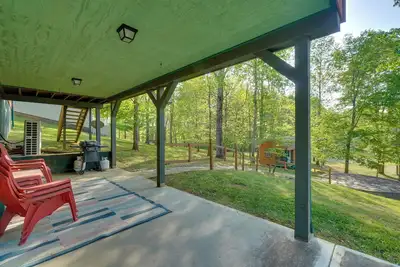 Image de 'Sunset Blue' Cabin Near Obey River