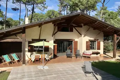 Image de Bienvenue au Cap-Ferret: Villa Familiale tout confort 4*, vaste piscine au calme