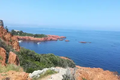 Image de L'appartement du sud d'Alexandre avec terrasse couverte, piscine et garage privé