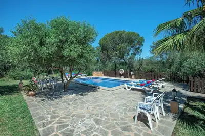 Image de Single Storey Villa, A/C, Private Pool - Just a 5min Walk to the Picturesque Cove of Cala Sa Nau!