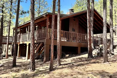Image de Hike, Bike & Ski, 12 Mi to Slopes: Serene Cabin-Greer, Az