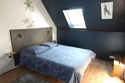 Image de Chambre d’hôtes « La Ferme Des Bigornes - Girafe » avec terrasse, jardin partagés et Wi-Fi