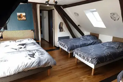 Image de Chambre d’hôtes « La Ferme Des Bigornes - Lion » avec terrasse, jardin partagés et Wi-Fi