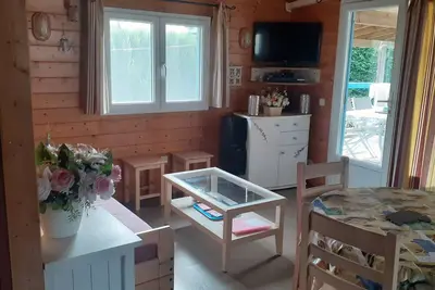 Image de chalet très chaleureux pour passes des très belles vacances