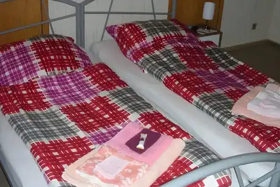 Image de Appartement « Ferienwohnung für 4 Personen » avec jardin commun et Wi-Fi