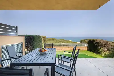 Image de Appartement « Sa Calma I Bajos D » avec vue sur la mer, Wi-Fi et climatisation