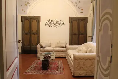 Image de Maison de vacances « Antica Casa del Borgo » avec piscine, Wi-Fi et climatisation