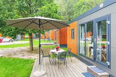 Image de Appartement 'Holiday Home Tiny Haus Sunside' avec terrasse partagée, jardin privé et Wi-Fi