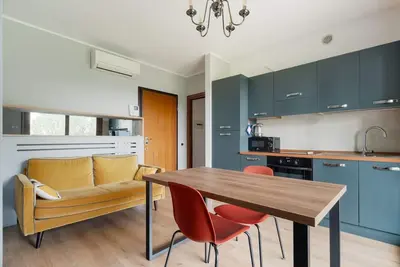 Image de Bright 41m2 studio apartment, ideal for 2 people, located on the third floor of a building with lift. The accommodation is located in a quiet residential area, known for its direct view of the Parco Nord Milano. Served by the Milano Bruzzano Fn station