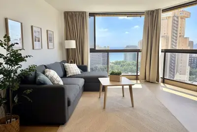 Image de Appartement pour 2 avec vue mer proche plage Levante