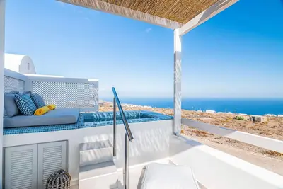 Image de Villa Eliontha, Divine Sea Views, Private Hot Tub, Furnished Terrace, Santorini