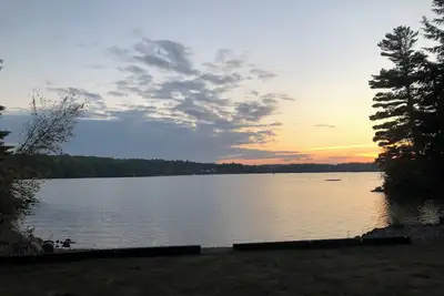 Lakefront Estate with Private Beach & Boat Launch