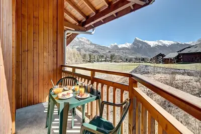 Image de Appartement pour 6 personnes avec vue sur les Alpes