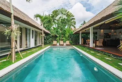 Image de Open Living Space & Stylish Open Kitchen - 4br Villa near Canggu Area
