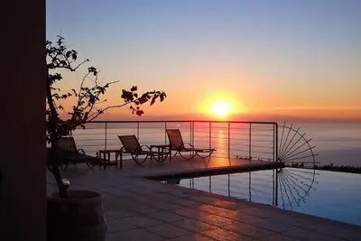 Private Villa with Large Infinity Pool & Stunning Ionian Views