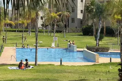 Image de Appartement cosy pour 4 personnes dans résidence sécurisée avec piscine