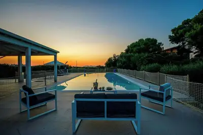 Image de Villa méditerranéenne près de la mer avec vue