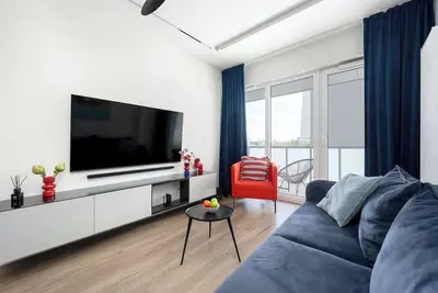 Image de Elegant Apartment with a View of the Oder River | Workspace | Parking | Balcony