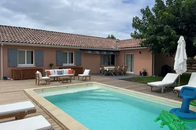 Image de Villa avec piscine sécurisée - 8/9 pers.