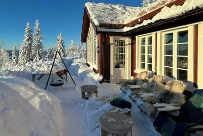 Image de Cabane nouvellement construite près de Skutuset sur le Golsfjellet