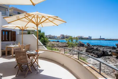 Image de Villa « Relax Cabrera Miramar » avec vue panoramique sur la mer à Colònia de Sant Jordi