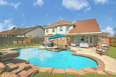 Image de Charming 3-bedroom house with private pool in Houston