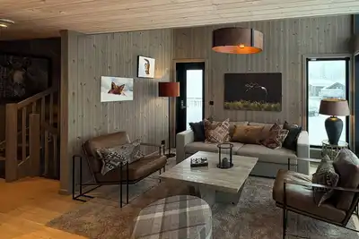 Image de Chalet alpin à cinq mètres des pistes de ski à Kvitfjell